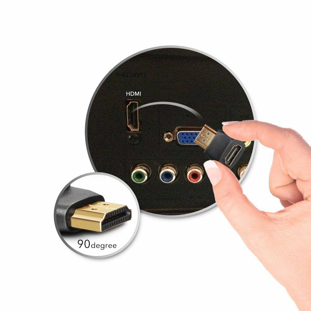 🚀ส่งเร็ว🚀 หัว HDMI Male to Female Extension Adapter Converter Mini Micro  HDMI Cable Connector หัวแปลง HDMI to HDMI #DM