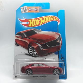 รถเหล็ก Hotwheels CADILLAC ELMIRAJ สีแดง (ib21)