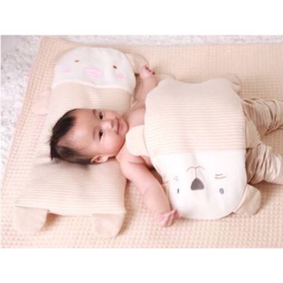 หมอนเด็ก หมอนกันสะดุ้ง หมอนทาบหน้าอก organic cotton ถอดซักได้