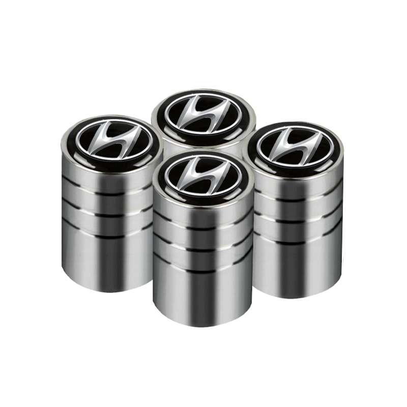 4 ชิ้น จุกลม พร้อมกล่อง ฝาปิดลมยาง ฝาปิดจุกลมยางรถยนต์ 4PcsSet Car
