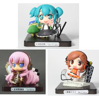 ฟิกเกอร์แท้ JP มือ1  กล่องมีรอยบุป Sega Vie network Tier-time cute  Hatsune Miku ,Megurine Luka ,Sakine Meiko