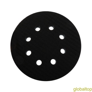 [global]5 Inch 125mm 8-Hole Soft Sponge Cushion Interface Buffer Pad for Sanding Pads and Hook Loop Sanding Discs for