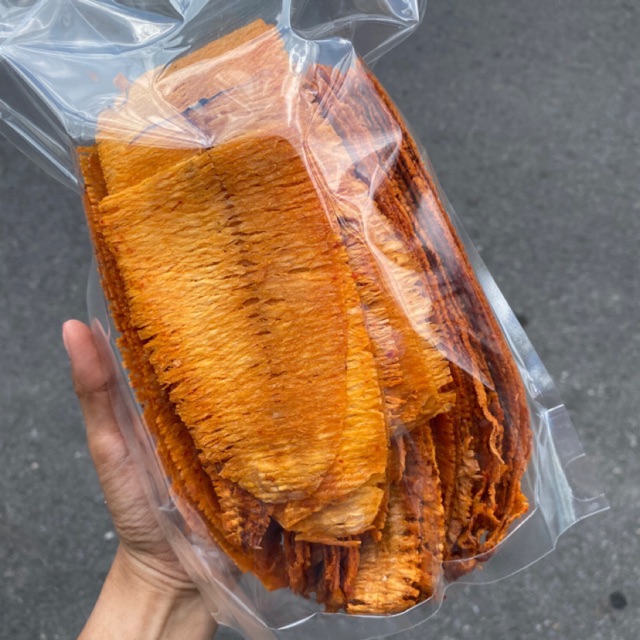 ปลาหมึกบดสามรส น้ำหนัก 500g ใส่ถุงซิปล็อก