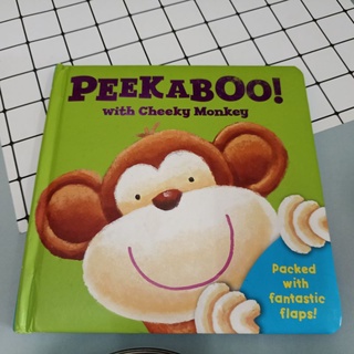 Boardbook : Peekaboo With Cheeky Monkey มือสอง