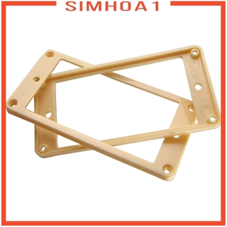 ( Simhoa1 ) 2 X Humbucker Double Coil Pickup Frame แบบเปลี่ยนสําหรับกีตาร์ไฟฟ้า