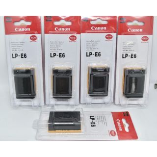 แบตเตอรี่ Canon LP-E6 กับที่ชาร์จแบต LC-E6