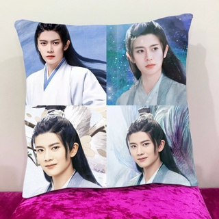 หมอนอิงสั่งทำ ใส่ได้4รูป หมอนอิงขนนุ่ม หมอนอิงโซฟา หมอนอิงในรถ หมอนอิง Cushions ทาสปีศาจ ตี๋ลี่เร่อปา เหรินเจียหลุน