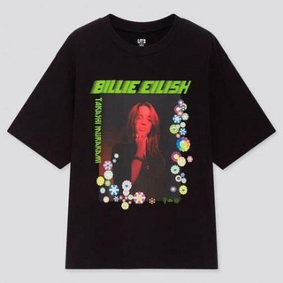 [ ของแท้ ] เสื้อ Uniqlo X BILLIE EILSH X MURAKAMI เสื้อยืด 4 ลายยอดนิยม ลายใหม่ล่าสุด ของใหม่ !!!