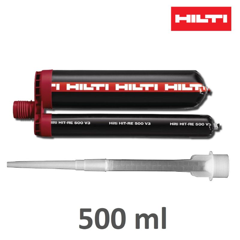 น้ำยาเสียบเหล็ก Hilti RE 500 V3 500 ml.มีสินค้าพร้อมส่ง