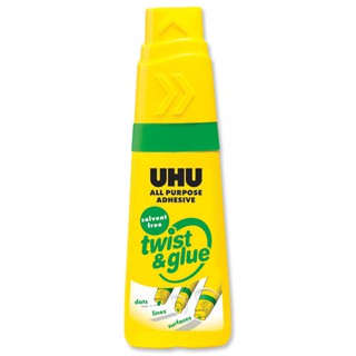 UHU TWIST &amp; GLUE All Purpose Adhesive กาวอเนกประสงค์(ทาได้เป็นจุด/เส้น) ทวิสต์ แอนด์ กลู รุ่นไร้สารพิษ 35ml