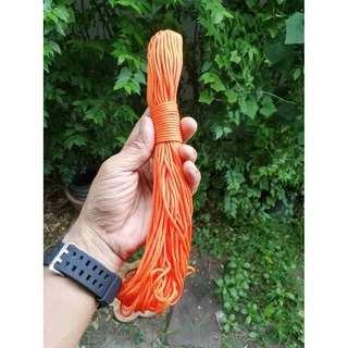 พาราคอร์ด paracord 2mm เชือกร่ม เชือกชูชีพ Polyester สวยทน รับน้ำหนักได้มาก