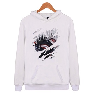 เสื้อฮู้ดแฟชั่น พลัสไซซ์ ลาย KANEKI KEN TOKYO GHOUL 2018 ของขวัญที่ดีที่สุด สําหรับเพื่อน