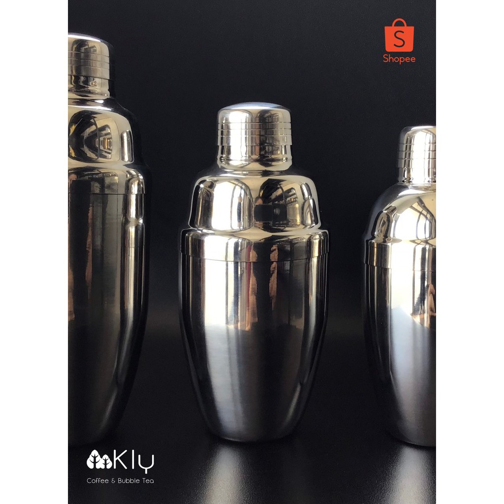 เชคเกอร์ สแตนเลส Shaker ขวดเชค เเก้วเชค สแตนเลส ขนาด 530ml และ 750ml