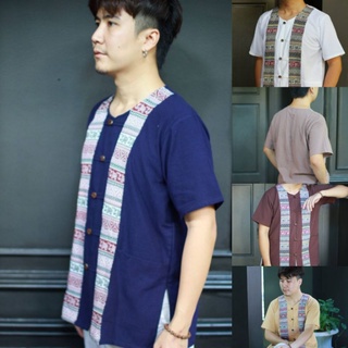 เสื้อพื้นเมือง แต่งเทปช้าง อกถึง46"