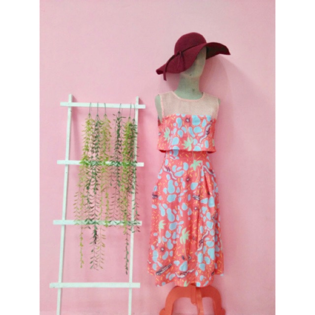 X333 C7  ชุดเซทยาว ของใหม่ Peony size L 36/30/Free ยาว 27 pic