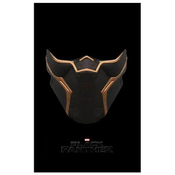 หน้ากากแบลคแพนเธอร์ Black Panther Face Mask (1/1 Wearable)