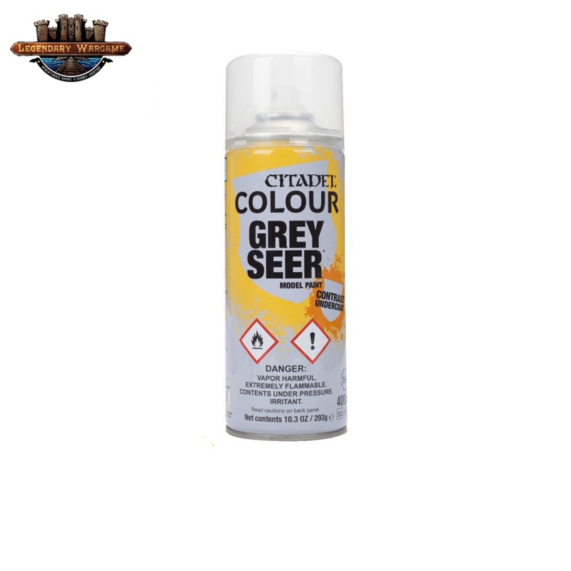 [P360พร้อมส่ง] Citadel : SPRAY: GREY SEER (400ML) สีสเปรย์สำหรับทำสีโมเดล
