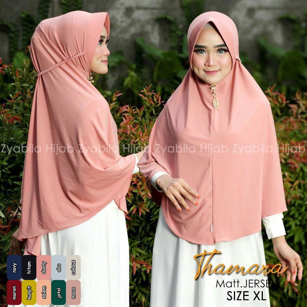 THAMAARA PLAIN WRINKLED HIJAB / SOLO HIJAB / COOL HIJAB / INSTANT HIJAB / JERSEY HIJAB