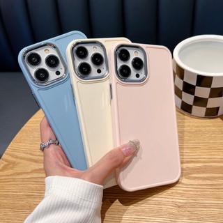 เคสโทรศัพท์มือถือซิลิโคน TPU นิ่ม เนื้อแมตต์ หรูหรา ด้านหลัง สําหรับ IPhone 14 13 12 11 Pro Max