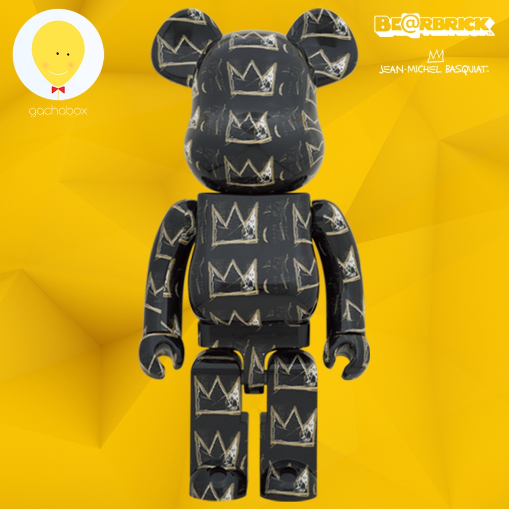 Medicom Toy Bearbrick Oasis Black Rubber Coating 1000% (ของ