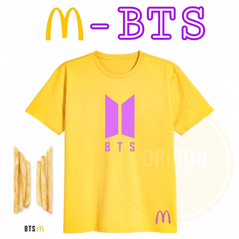 สีม่วง borahae tops baju เสื้อยืด kuning ใหม่ release coll merch jung kook jimin jin v SUGA jhope rm