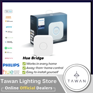 [ประกันศูนย์ 2 ปี]Philips Hue Bridge อุปกรณ์ควบคุมไฟอัจฉริยะ รองรับระบบ Android / IOS