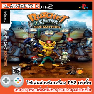 แผ่นเกมส์ PS2 - Ratchet &amp; Clank Size Matters (USA)