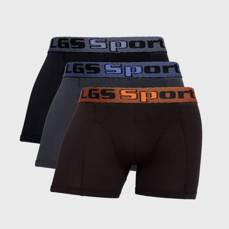 LGS 686 กางเกงบ็อกเซอร์ผู้ชาย แพ็ค 3 ชิ้น