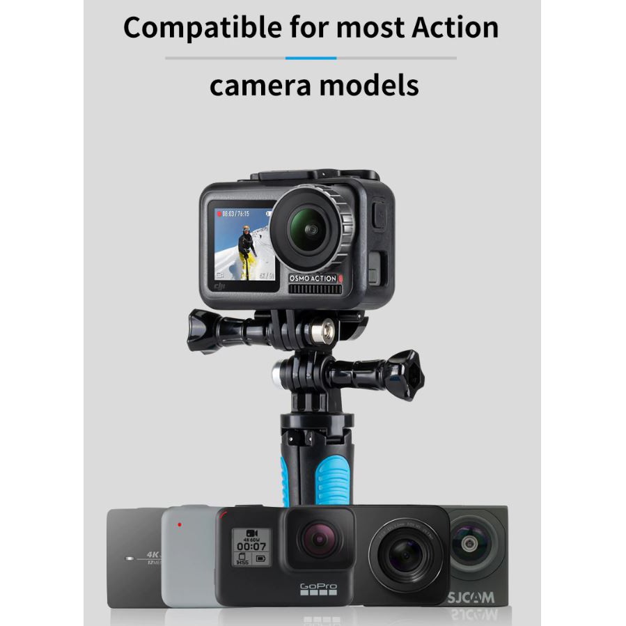 Telesin Dual Head J-Hook QUICK RELEASE Adapter Base for GoPro HERO 13 12 11 ACTION 5/4/3