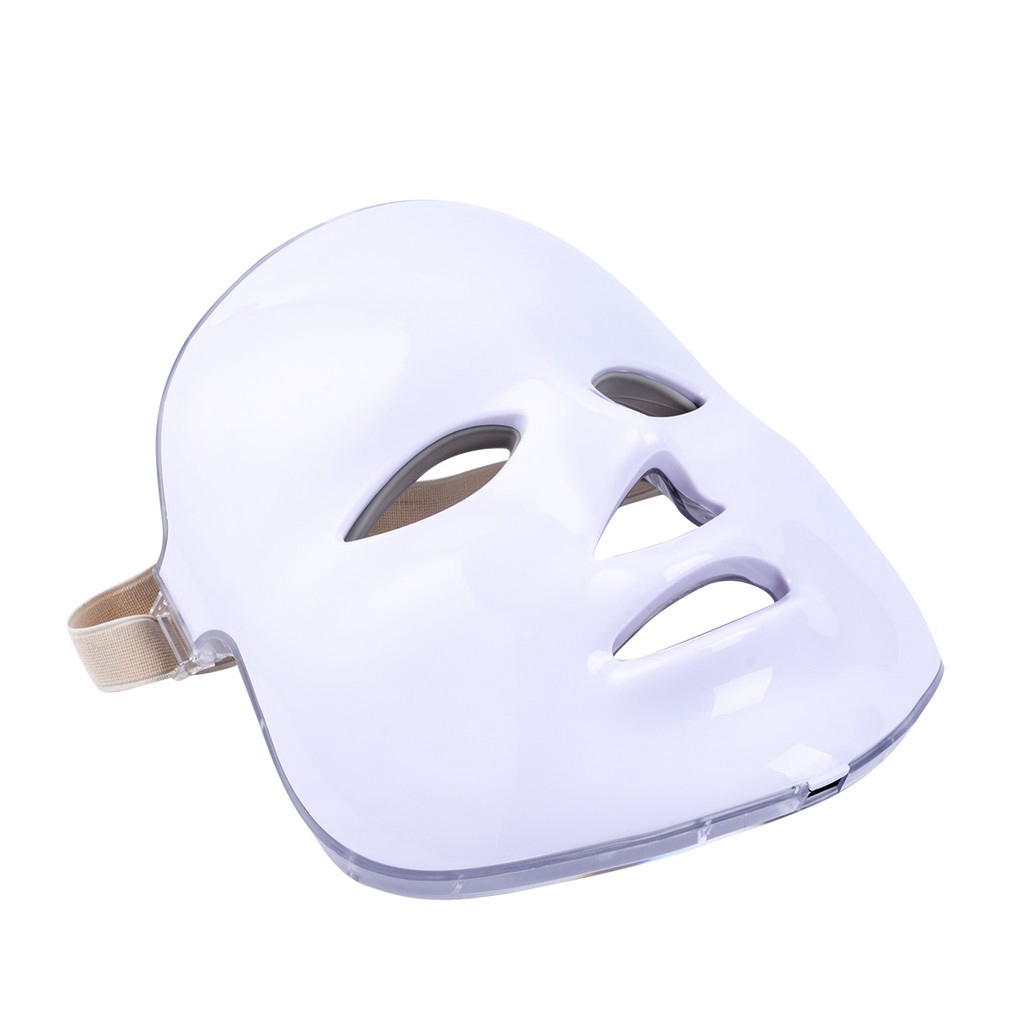 COD หน้ากาก led มาร์คหน้ากาก แสง หน้ากากแสง LED FACE MASK  LED  7สี บำบัดผิว - รูปที่ 7