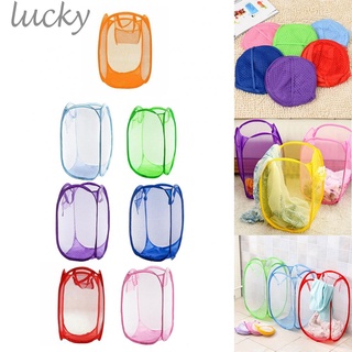 Large Foldable Storage Laundry Hamper Clothes Basket Nylon Laundry Washing Bag