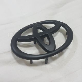 TOYOTA  LOGO FOR STEERING WHEEL โลโก้ติดพวงมาลัย เดิม สีดำ 6…