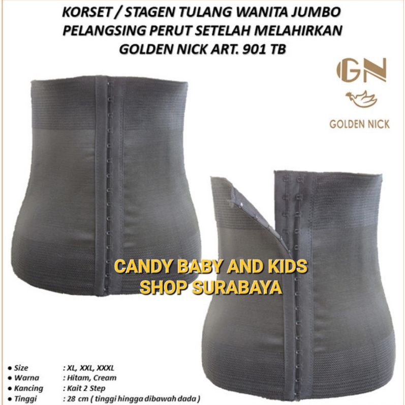 Golden Nick 901TB Corset Stagen Bone Hook Heel 901 TB Maternity Slim