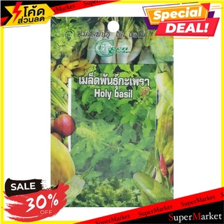 เมล็ดพันธุ์กะเพรา กรีน การ์เด้น เมล็ดพันธุ์ HOLY BASIL SEED GREEN GARDEN ต้นไม้และเมล็ดพันธุ์