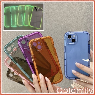 🔥 ส่องสว่างกันกระแทก เคสไอโฟน11ใส ซิลิโคนนุ่มถุงลมนิรภัยฝาครอบกล้องป้องกันสำหรับ เคส Apple iPhone 13 Pro เคสไอโฟนXs เคสไอโฟน13Promax iPhone11 X xr 11 XS Max 12 เคสi11 Case