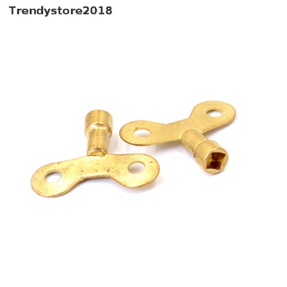 Trendystore2018 ใหม่ กุญแจล็อกหม้อน้ํา ทองเหลือง สําหรับก๊อกน้ํา 2 ชิ้น