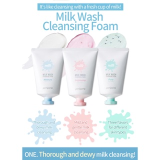 PERIPERA MILK WASH CLEANSING FOAM