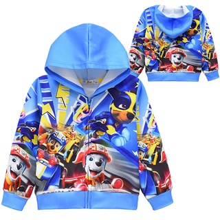 เสื้อแจ็กเก็ตแขนยาว พิมพ์ลายการ์ตูน PAW Patrol 3 มิติ แฟชั่นฤดูใบไม้ผลิ สําหรับเด็กผู้ชาย และเด็กผู้หญิง อายุ 3-8 ปี