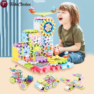 83 Pieces Gears Building Toy Set STEM Puzzle Engineering Learning Toy Construction Educational Toy Gift for Kids