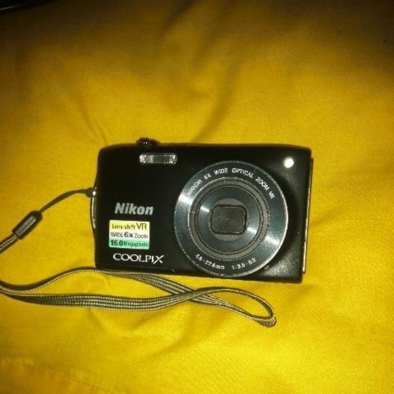 Nikon s33000 16ล้านพิกเซล Zoom x6 มือสอง สภาพสวยไม่มีรอย มีแบตมีเมมให้ ...
