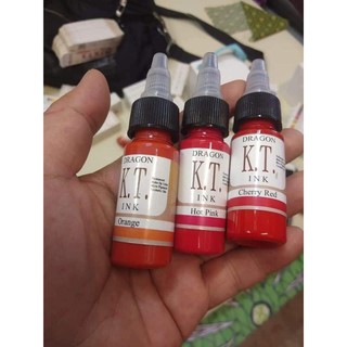 #ของแท้💯(1 ขวด) #สีสักปาก DRAGON K.T. INK ติดดี สักติดไว