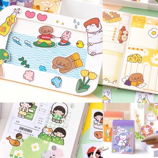 A4 สมุดสติกเกอร์พกพา น่ารักกระทัดรัด สติกเกอร์Diy พร้อมส่ง