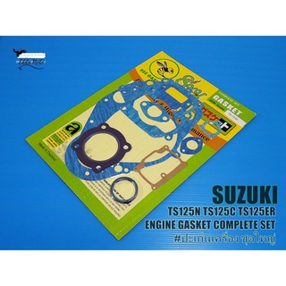 SUZUKI TS125N TS125C TS125ER ENGINE GASKET COMPLETE SET // ปะเก็นเครื่อง ชุดใหญ่