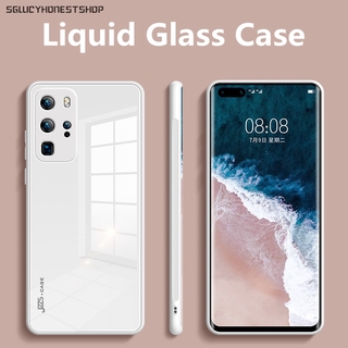 Original Liquid กระจกนิรภัยสำหรับ HuaWei P40 Pro Plus P30 Pro Mate 20 30 Pro ฝาครอบป้องกันเลนส์โทรศัพท์มือถือ