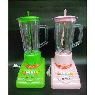 Casiko เครื่องปั่นน้ำผลไม้พร้อมเครื่องบดสับ Blender with Dry Mill รุ่น BL-602 สีชมพู