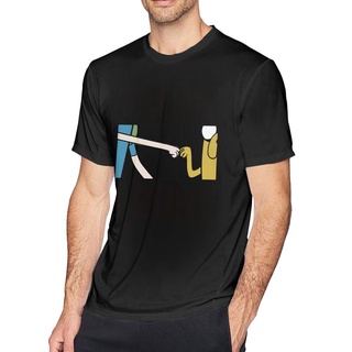 เสื้อยืดครอปพร้อมส่ง เสื้อยืดคอกลม ผ้าฝ้าย 100% พิมพ์ลายการ์ตูน Adventure Time ของขวัญคริสต์มาส PJppjh34ILkkgi85S-5XL