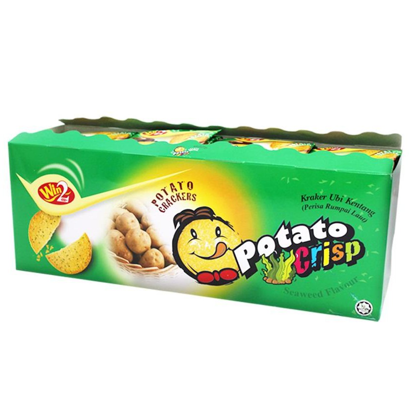 Win 2 Potato Crackers Crisp/แครกเกอร์มันฝรั่งบางกรอบ 1 แพค