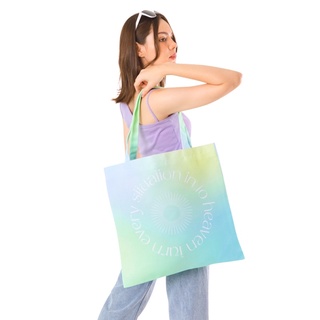 Vibes.brandd⛅️Heaven green Tote bag⛅️💫กระเป๋าผ้า vibes รุ่น Heaven