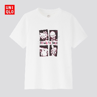 เสื้อยืดแขนสั้น พิมพ์ลาย CHARAC T ERS SANRIO สําหรับผู้หญิง432141 Uniqlo