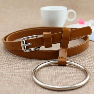 BeeStyle เข็มขัด เข็มขัดผู้หญิง Woman Belt No. 2365 สีน้ำตาล